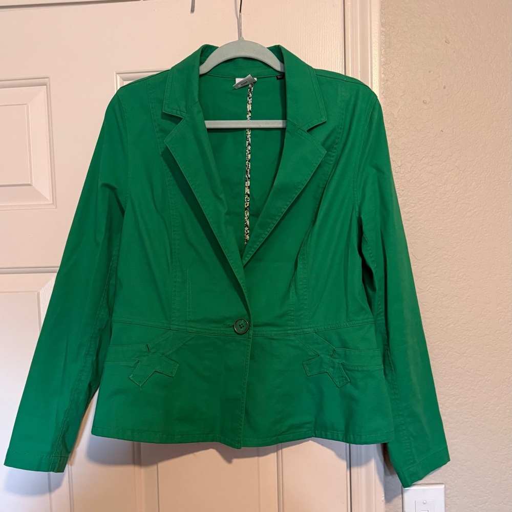 Cabi Green Blazer, Size Medium